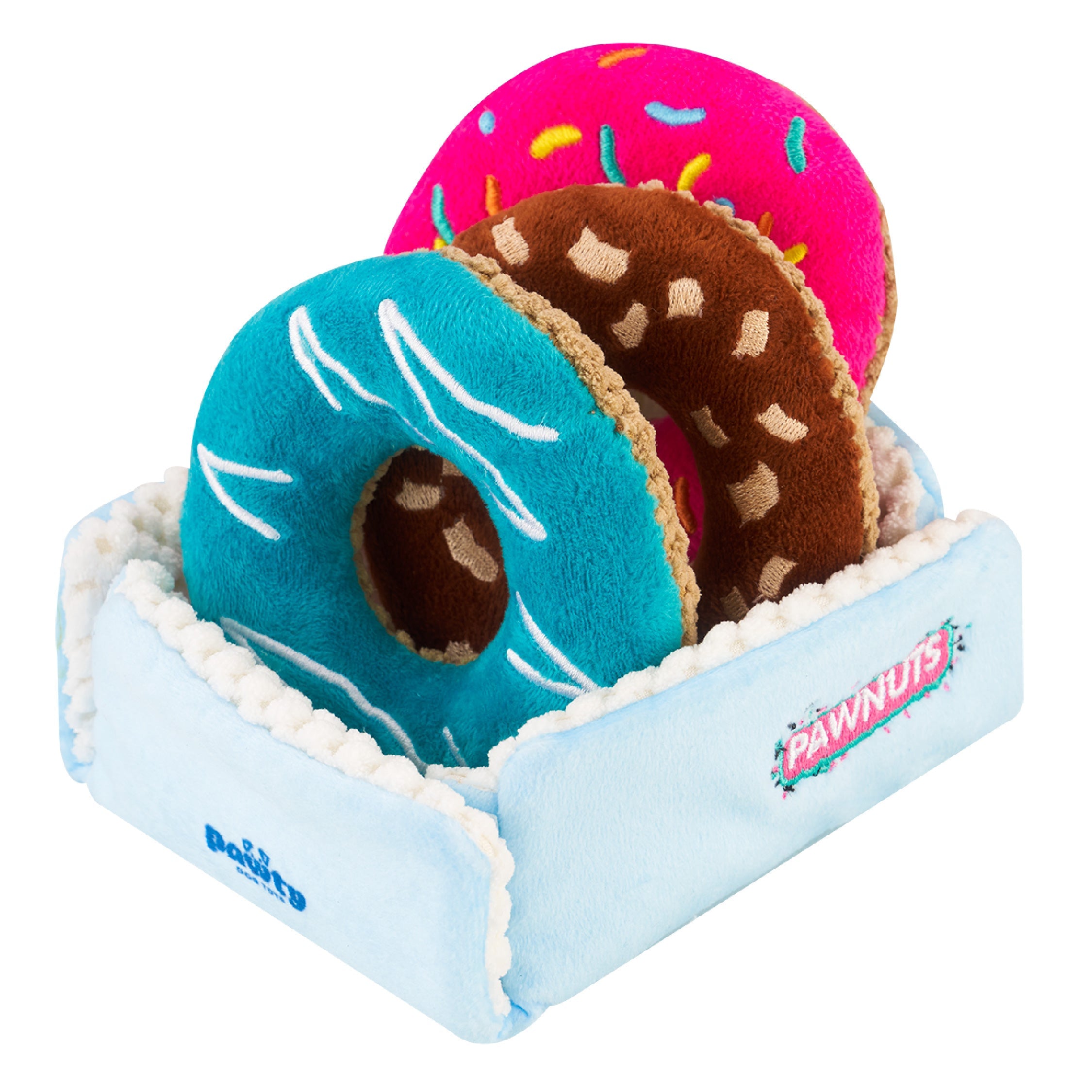 DONUTS INTERACTIVE DOG TOY - TUG/TOSS/FETCH - ThoseDogParents.com