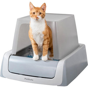 PetSafe ScoopFree Crystal Pro Front-Entry Self-Cleaning Litter Box