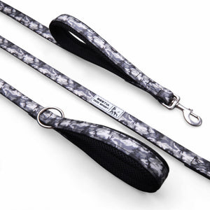 BESTIA DOG SPORT dual handle leash grey camo - ThoseDogParents