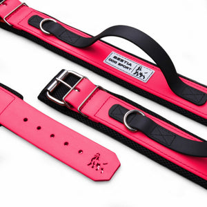 BESTIA DOG SPORT HANDLE COLLAR NEON PINK - ThoseDogParents
