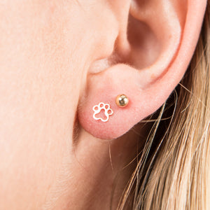 Dog Paw Studs - ThoseDogParents