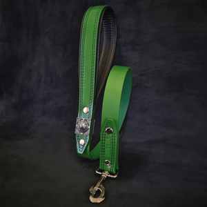 ''Eros'' leash GREEN - ThoseDogParents