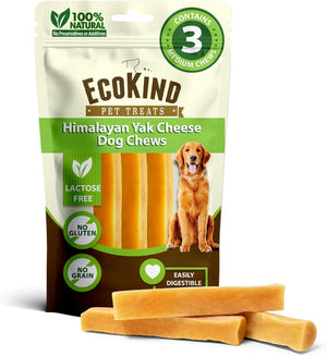 Gold Yak Chews for Medium Dogs (3 Medium Sized Chews) - ThoseDogParents