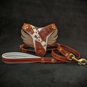"Hermes" Set - harness & leash - ThoseDogParents
