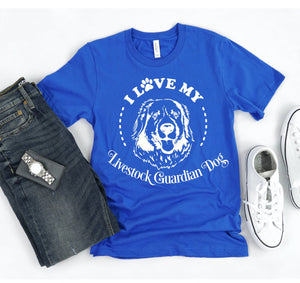 I Love My Livestock Guardian Dog T-shirt - ThoseDogParents