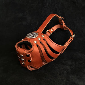 ''Maximus'' Silver Basket Muzzle - ThoseDogParents