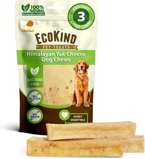 Peanut Butter Flavor Gold Yak Chews for Large Dogs (1 lb to 5lb Bags) - ThoseDogParents