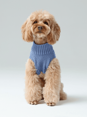 Pet Sweater Vest - Ice Blue - ThoseDogParents