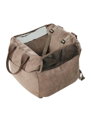 Puff Guard Dog Car Seat - Camel - ThoseDogParents