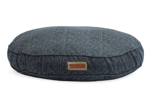 Round Pet Bed in Midnight Malamute - ThoseDogParents
