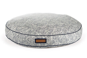 Round Pet Bed in Sapphire Spaniel - ThoseDogParents
