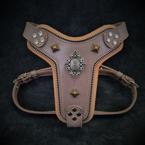 The ''Aztec'' harness Grey Small to Medium Size - ThoseDogParents