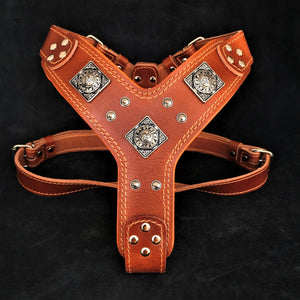 The "Eros" harness brown - ThoseDogParents