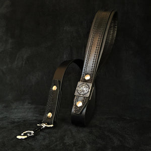 The ''Eros'' leash all Black - ThoseDogParents