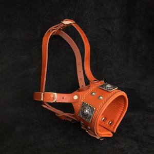 The "Eros" muzzle brown - ThoseDogParents