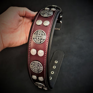 The "Hektor" Burgundy Collar LIMITED - ThoseDogParents