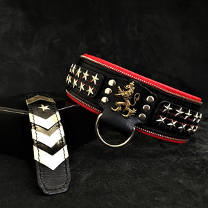 The unique "General" leather dog collar for big dogs - ThoseDogParents