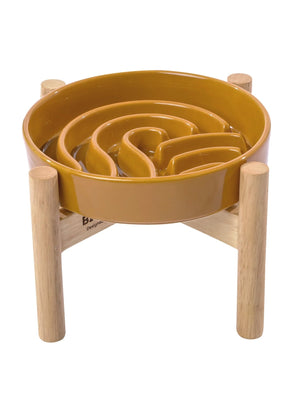 [Wave] Slow Feeder Dog Bowls - Pink / Beige / Orange - ThoseDogParents