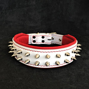 White "Frenchie" dog collar - ThoseDogParents